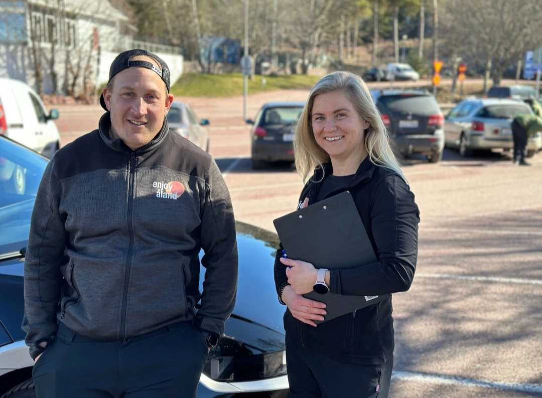 Robin och Frida på EnjoyÅland